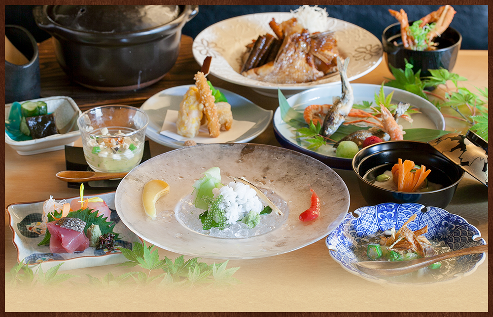 会席料理昼全品
